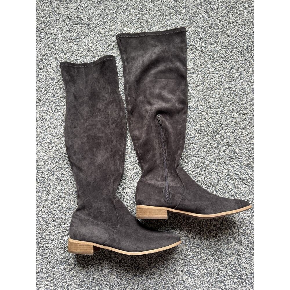 MI IM‎ Women's Knee High Boots Gray Size 9 Classic